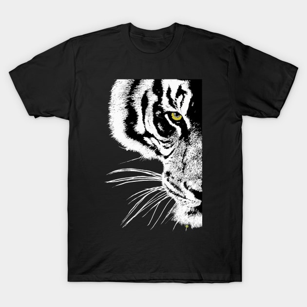 Eye of the Tiger T-Shirt by RobertBretonArt